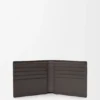 Puzzle-portemonnee met twee vouwen van soepel generfd kalfsleer Puzzle-portemonnee met twee vouwen van soepel generfd kalfsleer