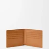 Puzzle-portemonnee met twee vouwen van soepel generfd kalfsleer Puzzle-portemonnee met twee vouwen van soepel generfd kalfsleer
