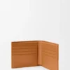 Puzzle-portemonnee met twee vouwen van soepel generfd kalfsleer Puzzle-portemonnee met twee vouwen van soepel generfd kalfsleer