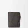 Puzzle slanke, compacte portemonnee van soepel generfd kalfsleer Puzzle slanke, compacte portemonnee van soepel generfd kalfsleer