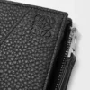 Puzzle slanke, compacte portemonnee van soepel generfd kalfsleer
