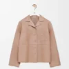 Pyjama-blouse van nappa-lamsleer Pyjama-blouse van nappa-lamsleer