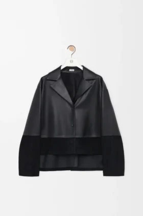 Pyjama-blouse van nappa-lamsleer Pyjama-blouse van nappa-lamsleer