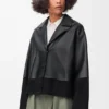 Pyjama-blouse van nappa-lamsleer Pyjama-blouse van nappa-lamsleer