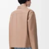 Pyjama-blouse van nappa-lamsleer Pyjama-blouse van nappa-lamsleer