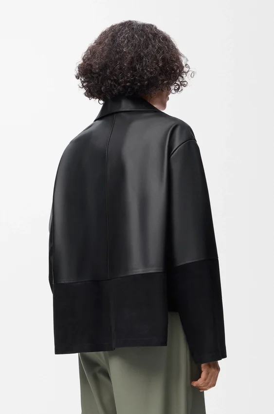 Pyjama-blouse van nappa-lamsleer Pyjama-blouse van nappa-lamsleer