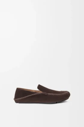 Rambla-loafer van suède kalfsleer