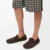 Rambla-loafer van suède kalfsleer