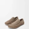 Rio-Loafer van suède en raffia Rio-Loafer van suède en raffia