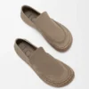 Rio-Loafer van suède en raffia Rio-Loafer van suède en raffia