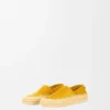 Rio-slipper van suède en raffia Rio-slipper van suède en raffia
