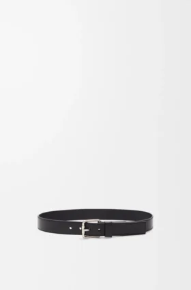 Roller Curve-riem van glanzend, glad kalfsleer