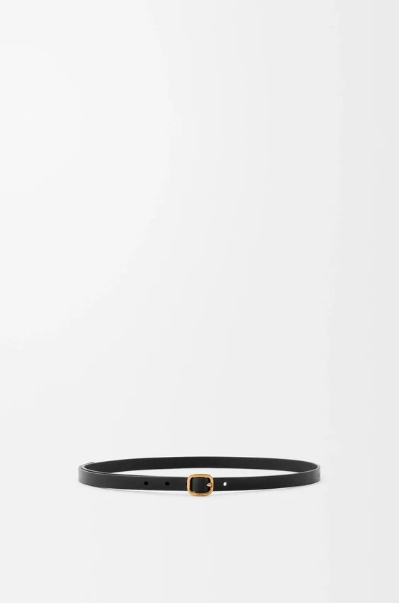 Ronde, zachte riem van klassiek kalfsleer Ronde, zachte riem van klassiek kalfsleer
