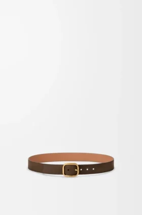 Ronde, zachte riem van nubuck