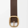 Ronde, zachte riem van nubuck Ronde, zachte riem van nubuck