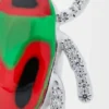 Scarabeo-broche van sterlingzilver en email Scarabeo-broche van sterlingzilver en email