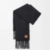 Sjaal van een mengsel van mohair en wol