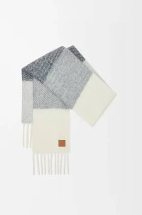 Sjaal van een mix van alpaca en wol