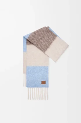 Sjaal van een mix van alpaca en wol