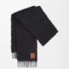 Sjaal van mohair en wol