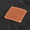 Sjaal van mohair en wol