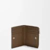 Slanke, compacte portemonnee van hertenleer
