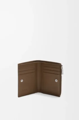 Slanke, compacte portemonnee van hertenleer