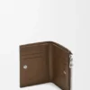 Slanke, compacte portemonnee van hertenleer