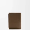 Slanke, compacte portemonnee van hertenleer