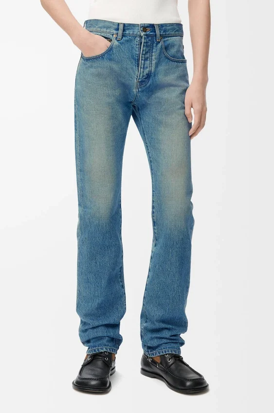 Slanke jeans van denim Slanke jeans van denim