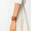 Slap-armband van kalfsleer Slap-armband van kalfsleer
