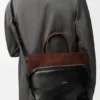 Small Switch tote bag made from paper calf leather and suede Small Switch tote bag made from paper calf leather and suede