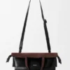 Small Switch tote bag made from paper calf leather and suede Small Switch tote bag made from paper calf leather and suede
