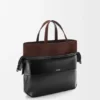Small Switch tote bag made from paper calf leather and suede Small Switch tote bag made from paper calf leather and suede
