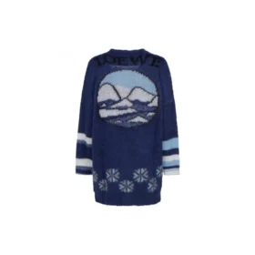 SS21 Groot veelkleurig vest marineblauw S359330Xbr-5095