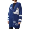 SS21 Groot veelkleurig vest marineblauw S359330Xbr-5095