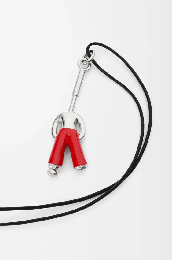 Staande Acrobat-ketting van sterlingzilver en email Staande Acrobat-ketting van sterlingzilver en email