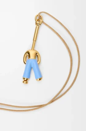 Staande Acrobat-ketting van sterlingzilver en email Staande Acrobat-ketting van sterlingzilver en email