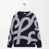 Sweatshirt van wol en katoen Sweatshirt van wol en katoen