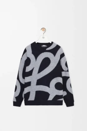 Sweatshirt van wol en katoen Sweatshirt van wol en katoen