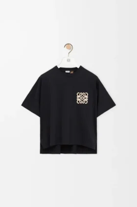 T-shirt met boxy pasvorm van katoen