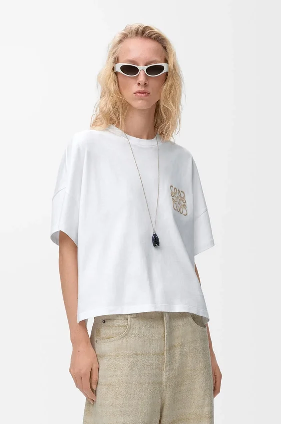 T-shirt met boxy pasvorm van katoen T-shirt met boxy pasvorm van katoen