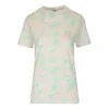 T-shirt met korte mouwen en madeliefjesprint, roze S6109011Si-7238