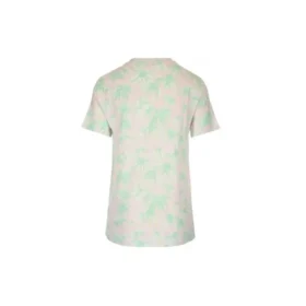 T-shirt met korte mouwen en madeliefjesprint, roze S6109011Si-7238