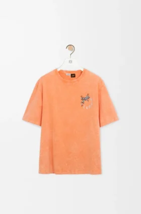 T-shirt met losse pasvorm van katoen