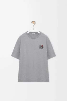 T-shirt met losse pasvorm van katoen