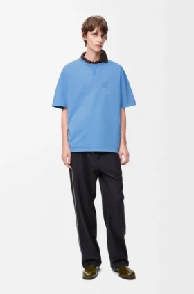 T-shirt met losse pasvorm van katoen
