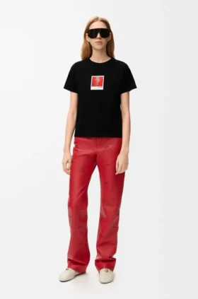 T-shirt met normale pasvorm van katoen