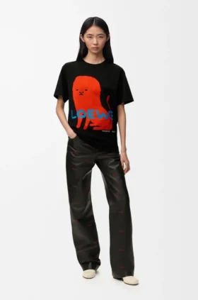 T-shirt met normale pasvorm van katoen