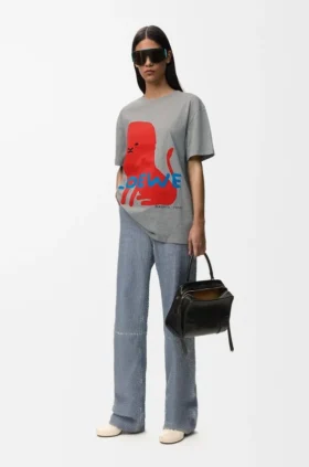 T-shirt met normale pasvorm van katoen
